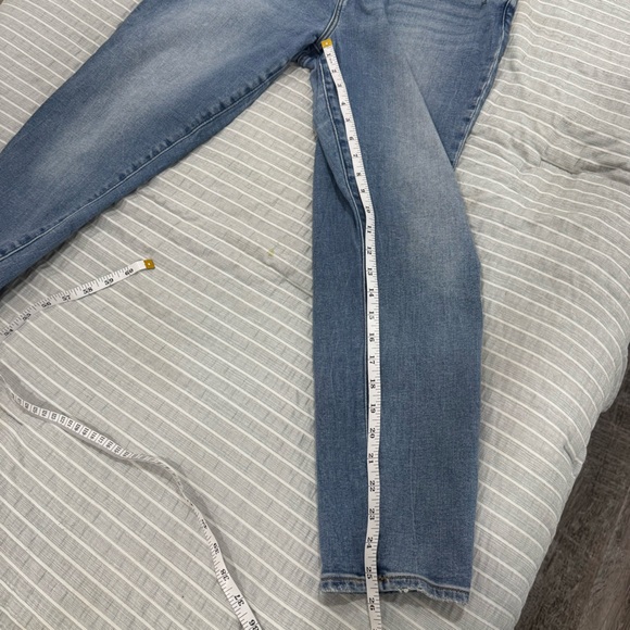 Abercrombie & Fitch The Super Skinny Ankle High Rise Curve Love Size 32 14R - Picture 5 of 6